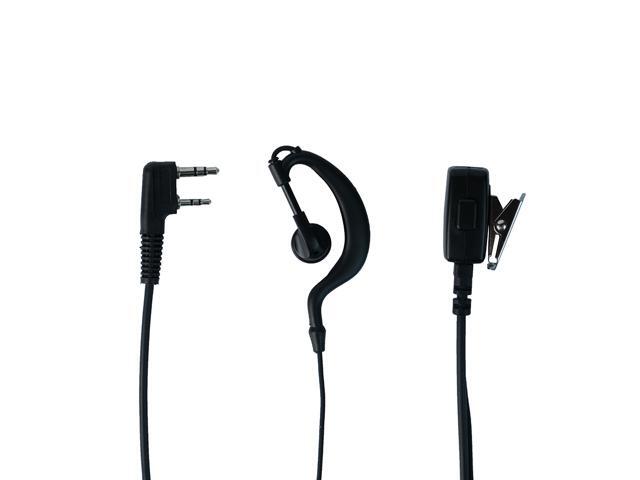 G Shape Earpiece Headset with PTT Mic Compatible with Baofeng UV-5R BF-888S BF-F8HP BF-F9 UV-82 UV-82HP UV-82C TK-2107 TK-3107 Kenwood Walkie...