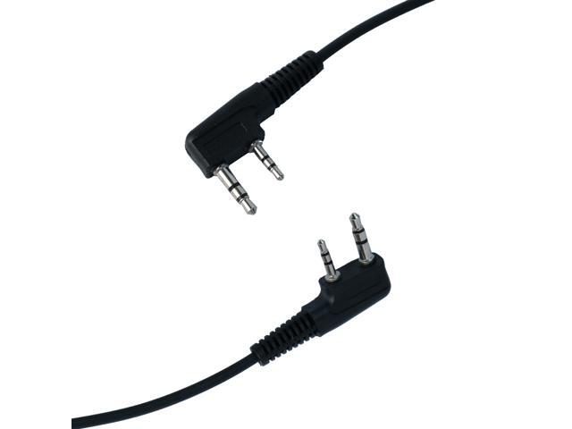 G Shape Earpiece Headset with PTT Mic Compatible with Baofeng UV-5R BF-888S BF-F8HP BF-F9 UV-82 UV-82HP UV-82C TK-2107 TK-3107 Kenwood Walkie...