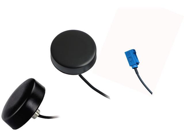 MASWELL GPS Active Antenna fakra Connector Cylinder Screw Mount Fakra C Connector Signal Blue with Center Frequency 1575.42±3MHz Antenna