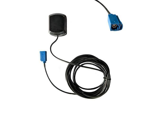 MASWELL GPS Active Antenna fakra Connector Rectangular Shape Magnet Mount Fakra C Connector Signal Blue Antenna with Frenquency Group UHF (1GHz ~...