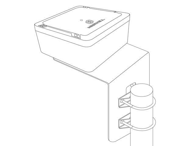 Maswell L Plate Antenna Mount Multiple Fit Screw and U Bolt Mount