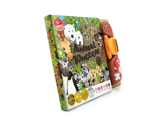 BEST LEARNING Book Reader:Animal Kingdom, Educational Interactive Talking Toy for Kids Ages 3 to 8
