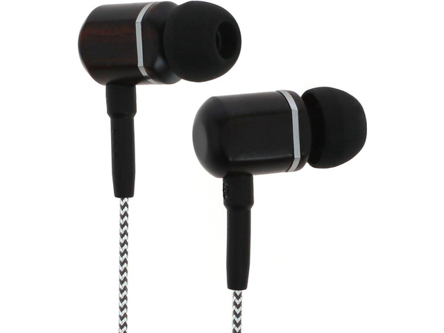 Symphonized MTRX 2.0 Premium Wired Earbuds - Wood in-Ear Headphones with Microphone & Volume Control, Noise Isolation - Corded Ear Buds for Android...