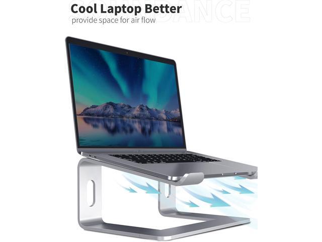 SOUNDANCE Laptop Stand, Aluminum Computer Riser, Ergonomic Laptops Elevator for Desk, Metal Holder Compatible with 10 to 15.6 Inches Notebook...