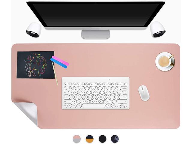 Large Desk Pad Pu Leather Desk Pad Mouse Mat Protector,Waterproof Desk Writing Mat for Desktop, Desk blotter Pad On Top of Desks Large for Office...
