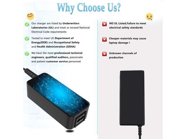 AC Charger Replacement Fit for Acer Aspire E13 E 17 E17 E5-721 E5-722 E5-731 E5-771 E5-772 E5-773 ES1-311 E1-432G Laptop Power Supply Adapter Cord