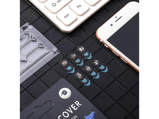 C 6 Pack Webcam Cover Slide Cute Panda Camera Laptop Cover Slider Ultra Thin 0.027 inch Camera Blocker Web Camera Privacy Cover for Computer...