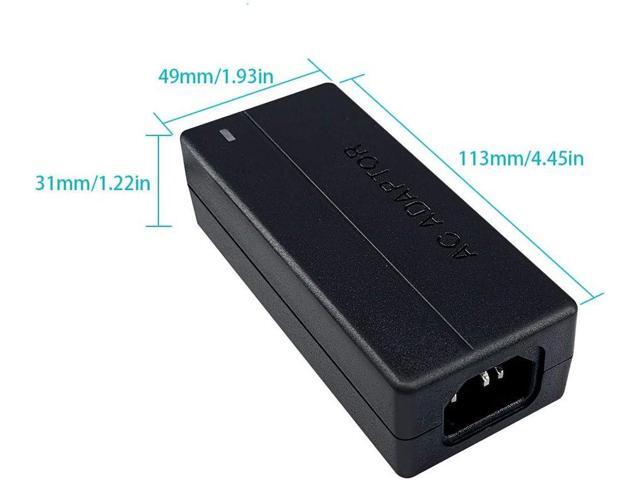 DC 12V 4A 48W AC Adapter Power Supply 12V 4A 48W AC/DC Power Adapter with 5.5x2.5mm DC Plug 12V 4A 48W Power Supply for LCD Monitor, LED Strip...