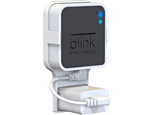 Outlet Wall Mount for Blink Sync Module 2, Mount Bracket Holder for Blink Outdoor Camera No Messy Wires Outdoor and Indoor Home Security Camera.