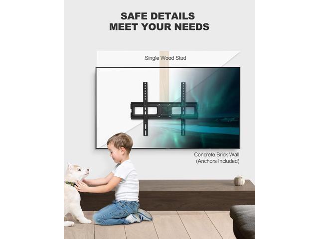 Full Motion Articulating Swivel Extension TV Wall Mount with Tilt for 32-55'' LED, OLED and 4K TVs with VESA Up to 400x400mm-Weight Capacity Up to...