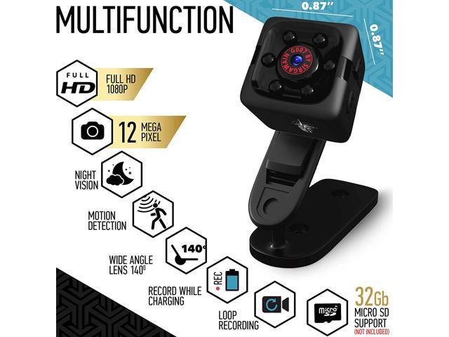 Mini Spy Camera 1080P Hidden Camera - Portable Small HD Nanny Cam with Night Vision and Motion Detection - Indoor Covert Security Camera for Home...