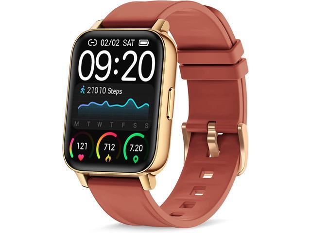 Smart Watch for Women 1.69' Touch Screen Smart Watches for Android iOS Phones Smartwatch Fitness Watches with Heart Rate Monitor Sleep Tracker.