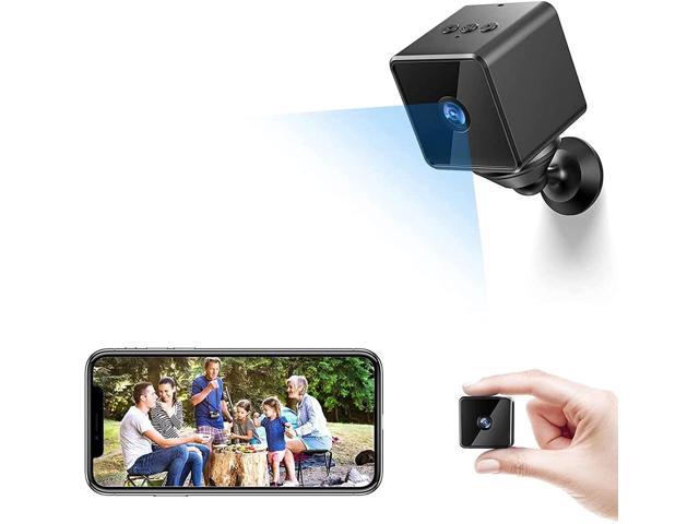 Bluetooth WiFi Mini Spy Camera, Wireless HD 1080P Portable Small Hidden Cameras Nanny Cam with Motion Detection, Night Vision & Bluetooth Speaker.