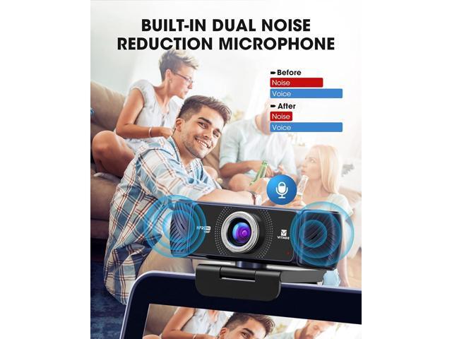 Webcam 1080P 60fps with Microphone for Streaming, 682H Pro HD USB Computer Web Camera Video Cam for Gaming Conferencing Mac Windows Desktop PC...