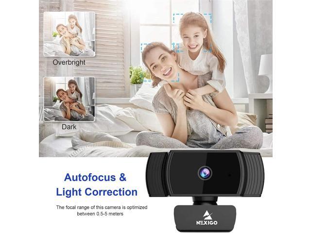 NexiGo N930AF Webcam with Microphone for Desktop, Autofocus, Webcam for Laptop, Computer Camera, 1080p HD USB Web Camera, Compatible with...