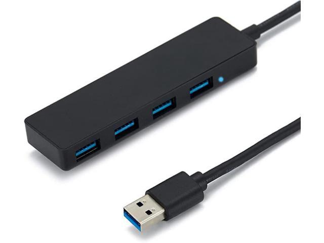 USB 3.0 Extender, 4 Ports USB 3.0 Hub Adapter, USB 3.0 HUB Splitter Compatible for Hard Driver, USB Flash Driver.