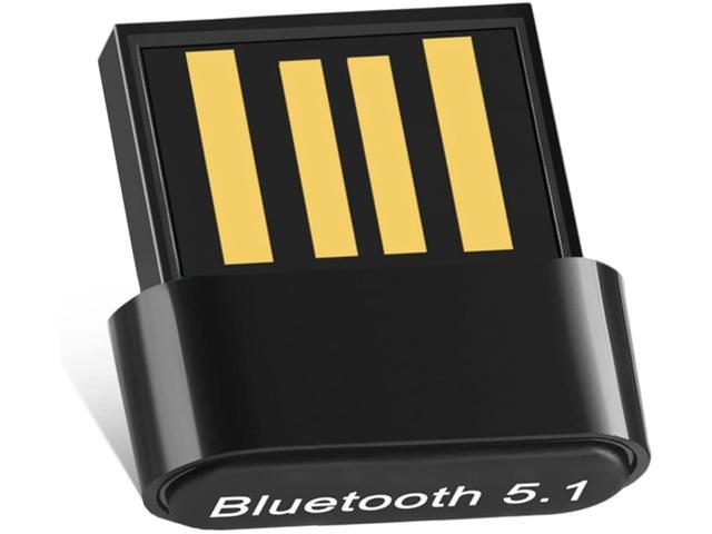 Bluetooth Adapter for PC, Mini Bluetooth Dongle 5.1, Support Win11/10/8.1/8/7,for Bluetooth Headset/Keyboard/Mouse/Speaker/Mobile.