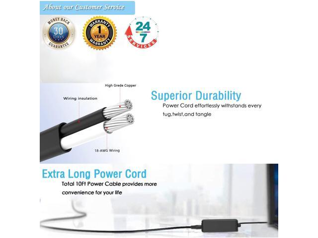 45W AC Charger Fit for Acer Aspire E15 E5-511 E5-511P E5-521 KP04501016 E5-522 E5-523 E5-531 E5-531G E5-531P E5-532 E5-532T E5-553 E5-571 E5-571P...