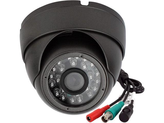 Analog CCTV Camera HD 1080P 4-in-1 (TVI/AHD/CVI/960H Analog) Security Dome Camera Outdoor Metal Housing, 24 IR-LEDs True Day & Night Monitoring.