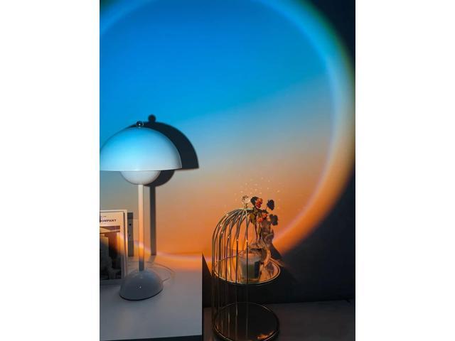 Dawn Sunset Lamp, Projector Dawn Light 180 Degree Rotation Projection Romantic Dawn Sunset Light for Photography, Selfie, Party Bedroom Modern Decor