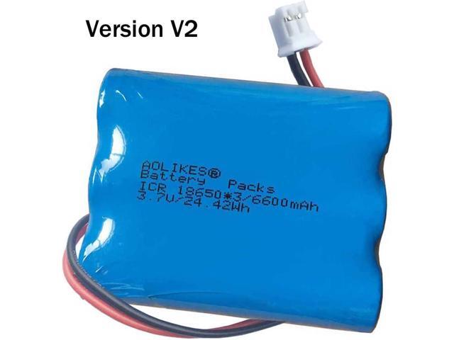 AOLIKES 3.7v 7800mAh Rechargeable Battery Pack for Simplehuman Sensor Makeup Mirror ST3026 BT1080 Battery Replacement ST3027 3028 and More, 1s3p...