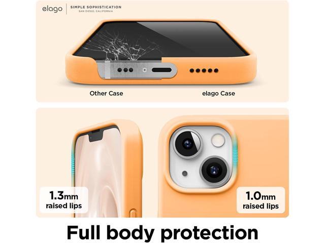 elago Compatible with iPhone 13 Case, Liquid Silicone Case, Full Body Screen Camera Protective Cover, Shockproof, Slim Phone Case, Anti-Scratch...