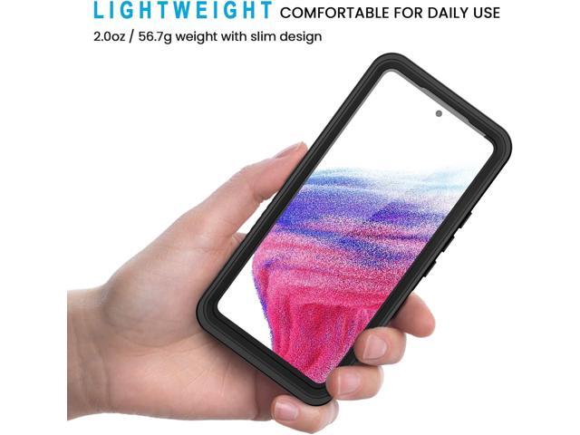 Lanhiem for Samsung Galaxy A53 5G Case, IP68 Waterproof Dustproof with Built-in Screen Protector, Heavy Duty Full Body Protective Phone Case for...