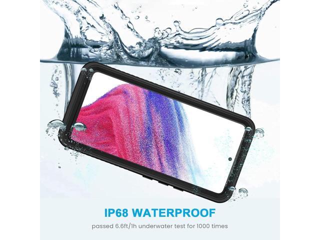 Lanhiem for Samsung Galaxy A53 5G Case, IP68 Waterproof Dustproof with Built-in Screen Protector, Heavy Duty Full Body Protective Phone Case for...