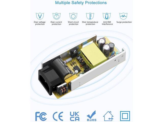 ALITOVE 24V 3A 72W AC to DC Adapter Power Supply Converter AC 100V ~ 240V to DC 24V 3amp Transformer with 5.5x2.1mm DC Output Jack for 5050 3528...