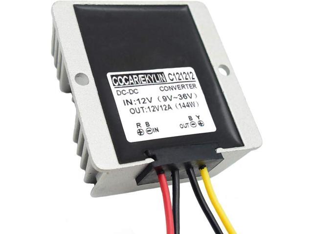 Car Voltage Stabilizer, DC 12V Regulator 12V Surge Protector 144W Heavy Duty for Car Battery Auto Truck Vehicle Boat Motor Solar System Protection...