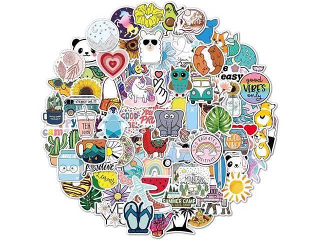 Waterproof Sticker Pack, 100 PCS Mixed Stickers Cute Animal Vinyl Stickers Pack Decals for Water Bottle, Laptop, Phone, Luggage, Skateboard.