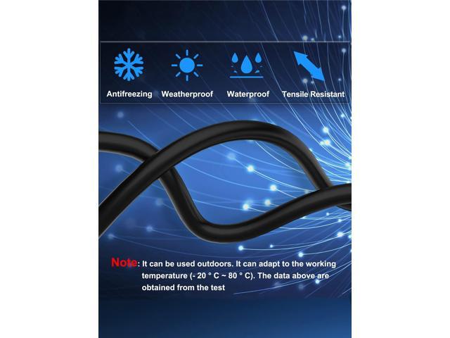Dacrown Cat 8 Ethernet Cable 50 ft Shielded, Indoor & Outdoor, Heavy Duty High Speed Direct Burial 26AWG Network Wire, 40Gbps 2000Mhz SFTP Patch...