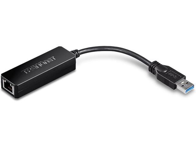 TRENDnet USB 3.0 to Gigabit Ethernet Adapter, Full Duplex 2Gbps Ethernet Speeds, Up to 1Gbps, USB to Gigabit Ethernet Adapter, USB-A, Windows...