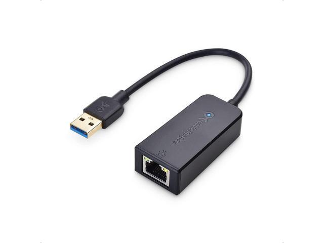 Cable Matters USB to Ethernet Adapter (USB 3.0 to Ethernet, USB 3 to Ethernet, USB to Gigabit Ethernet, USB to RJ45) Supporting 10/100/1000 Mbps...