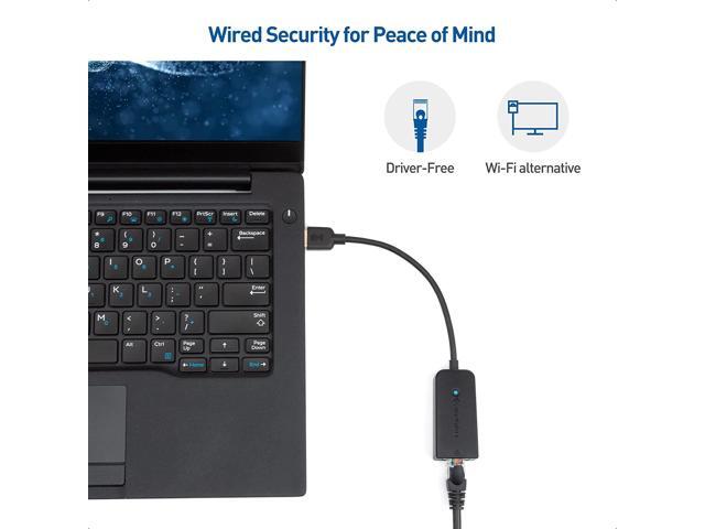 Cable Matters USB to Ethernet Adapter (USB 3.0 to Ethernet, USB 3 to Ethernet, USB to Gigabit Ethernet, USB to RJ45) Supporting 10/100/1000 Mbps...