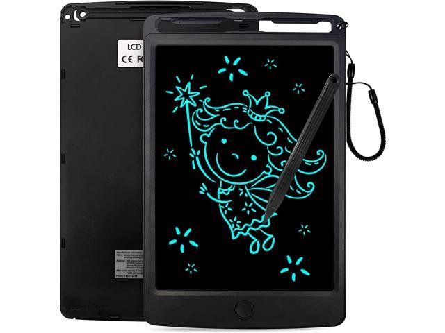 LCD Writing Tablet, 8.5 Inch Kids Drawing Tablet Doodle Board with Lanyard, Mini LCD Drawing Board Gifts for Kids and Adults Drawing & Writing (Black)