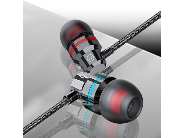 3 Pack Wired Earbuds, Wired in-Ear Headphones with Microphone and Volume Control, Noise Isolation, Pure Sound, Lightweight 3.5mm Earbuds Compatible...