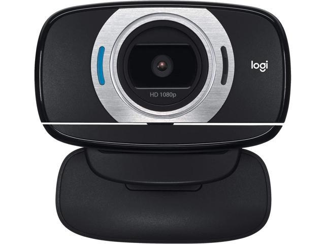 HD Laptop Webcam C615 with Fold-and-Go Design, 360-Degree Swivel, 1080p Camera