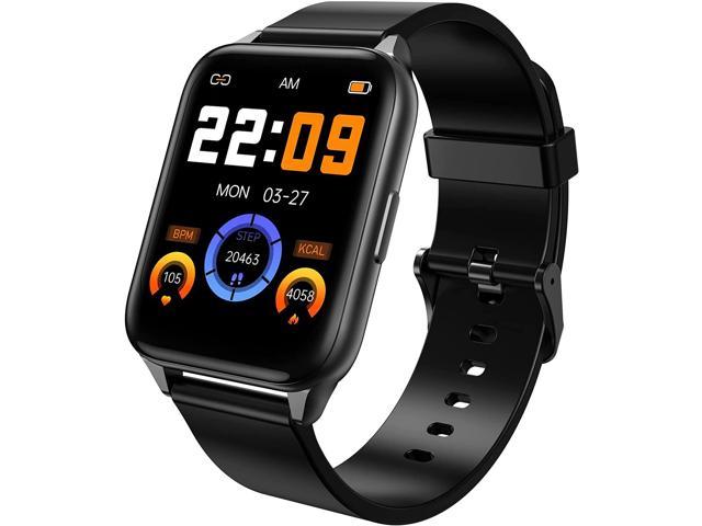 Tranya Smart Watch, 1.69 Full Touch Color Screen, 7-10 Days Battery Life, Android and iOS Compatible, IP68 Waterproof, Fitness Tracker, Heart.