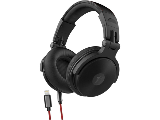 Thore Over Ear iPhone Headphones with Lightning Connector (Apple MFi Certified) Closed Back Studio DJ Monitor Earphones (50mm Neodymium Drivers)...