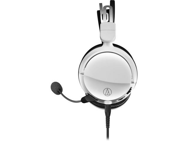 Audio Technica ATH-GL3WH Closed-Back Wired Gaming Headset - White/Black with an Additional 2 Year Coverage by Epic Protect (2022)