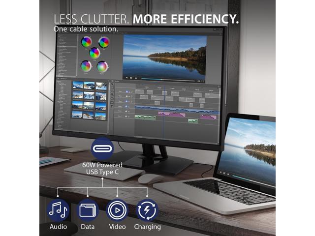 ViewSonic VP3256-4K 32 Inch Premium IPS 4K UHD Ergonomic Computer Monitor with Ultra-Thin Bezels, Color Accuracy, Pantone Validated, HDMI,...