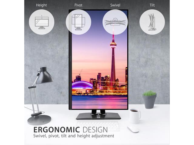 ViewSonic VP3256-4K 32 Inch Premium IPS 4K UHD Ergonomic Computer Monitor with Ultra-Thin Bezels, Color Accuracy, Pantone Validated, HDMI,...