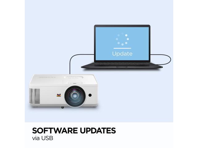 ViewSonic PS502W 4,000 ANSI Lumens WXGA Short Throw Business & Education Projector?
