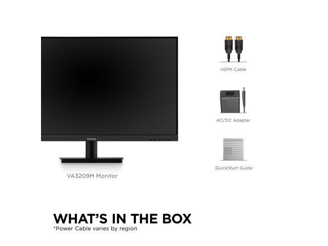 ViewSonic - VA3209M 32" IPS LED FHD Monitor (HDMI, VGA) - Black - image 7