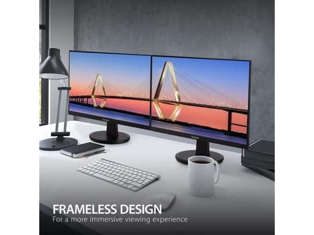 ViewSonic VS2247-MH 22 Inch 1080p Monitor with 75 Hz, Adaptive Sync, Thin Bezels, Eye Care, HDMI, VGA Inputs for Home and Office