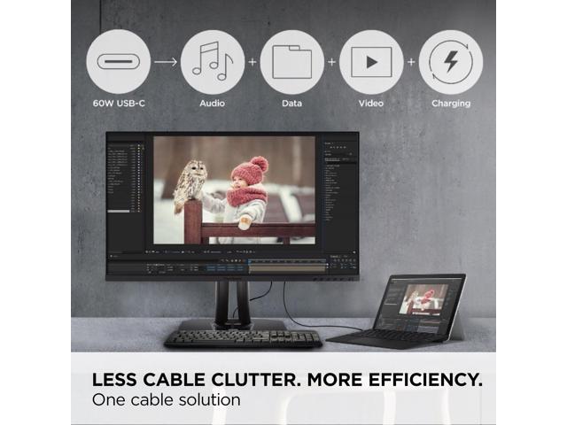 ViewSonic - ColorPro DFS VP275-4K 27" LCD 4K UHD Monitor (HDMI, DP, USB-C) - Black - image 4