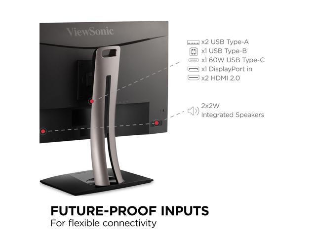 ViewSonic - ColorPro DFS VP275-4K 27" LCD 4K UHD Monitor (HDMI, DP, USB-C) - Black - image 8