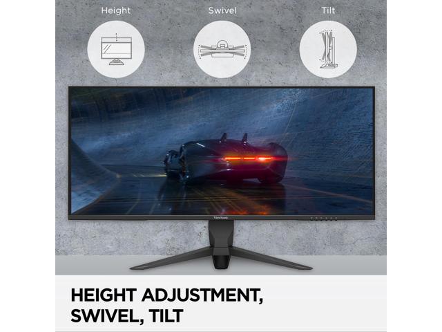 ViewSonic - VX3418-2K 34" LCD QHD 165Hz Gaming Monitor (HDMI, DP, USB) - Black - image 4
