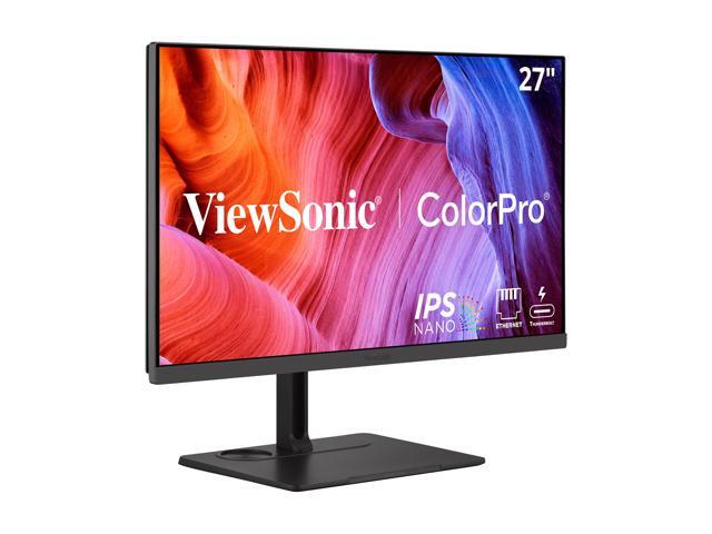 ViewSonic VP2776T-4K 27 Inch 4K UHD IPS Monitor with Advanced Ergonomics, Thunderbolt 4, 100% sRGB Rec 709, Pantone Validated, USB C, HDMI 2.1, and...